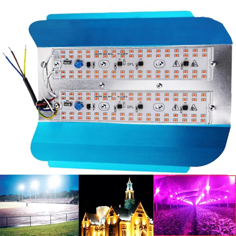 100W 50W 30W 220V 110V led plant grow light full spectrum LED Flood Light Reflector Flood Light Waterproof IP65 Spotlight