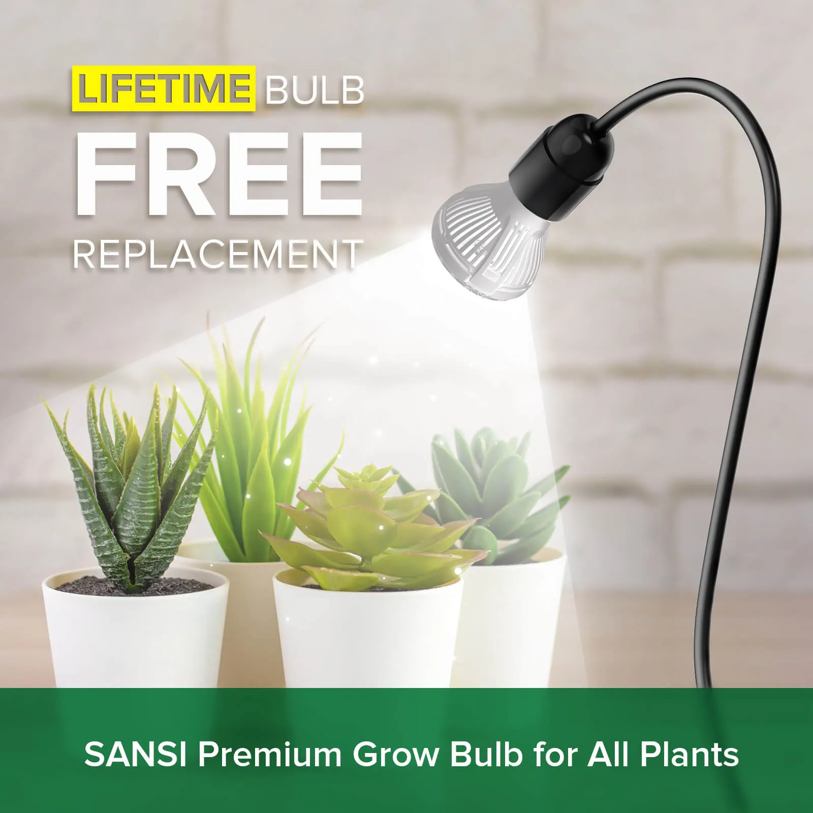 10W Adjustable 1-Head Clip-on LED Grow Light (US/CA ONLY)