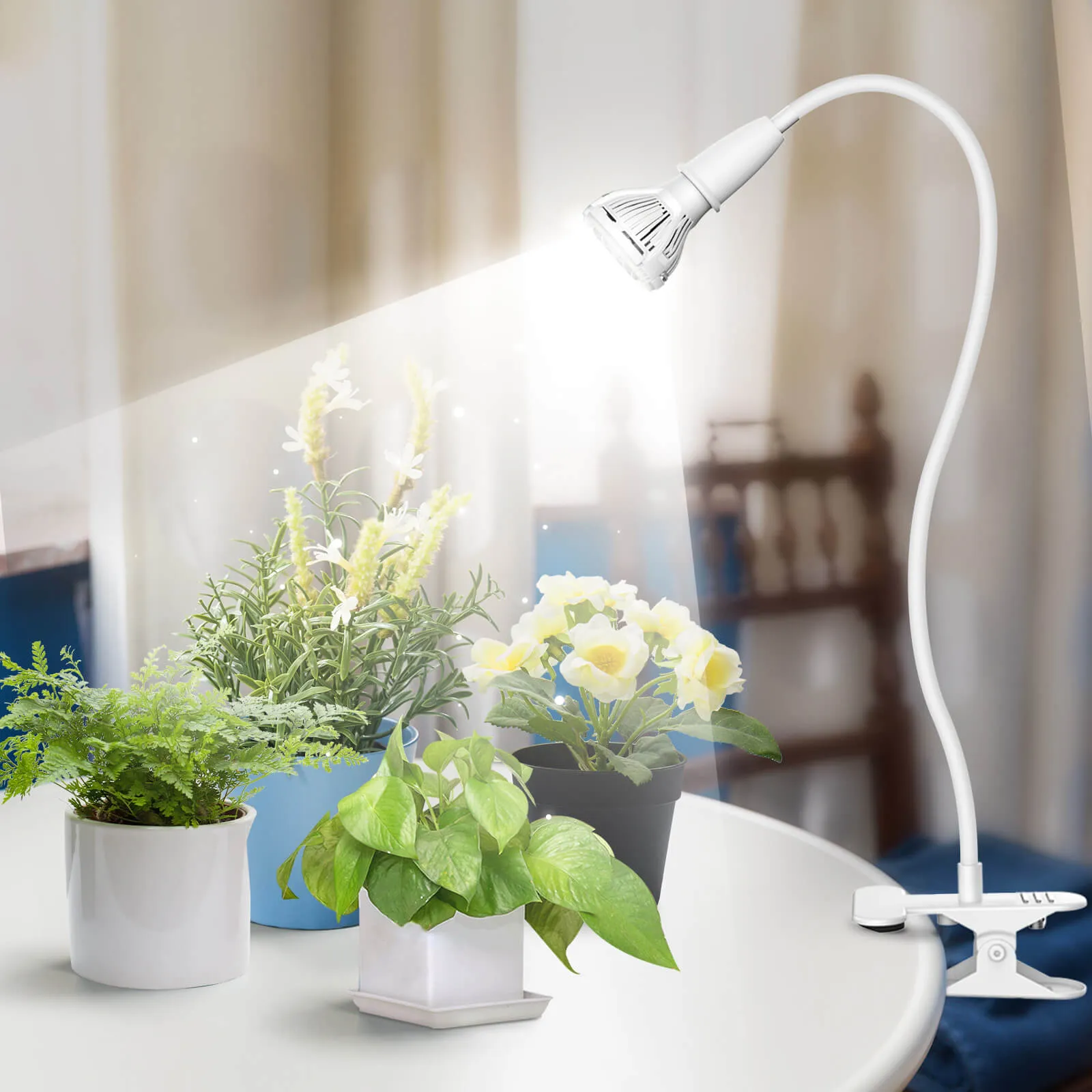 10W Adjustable 1-Head Clip-on LED Grow Light (US/CA ONLY)