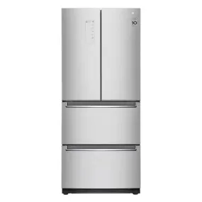 14 Cu. Ft. 4-Door Kimchi Specialty Refrigerator with Convertible Temperature Zones in Noble Steel, ENERGY STAR