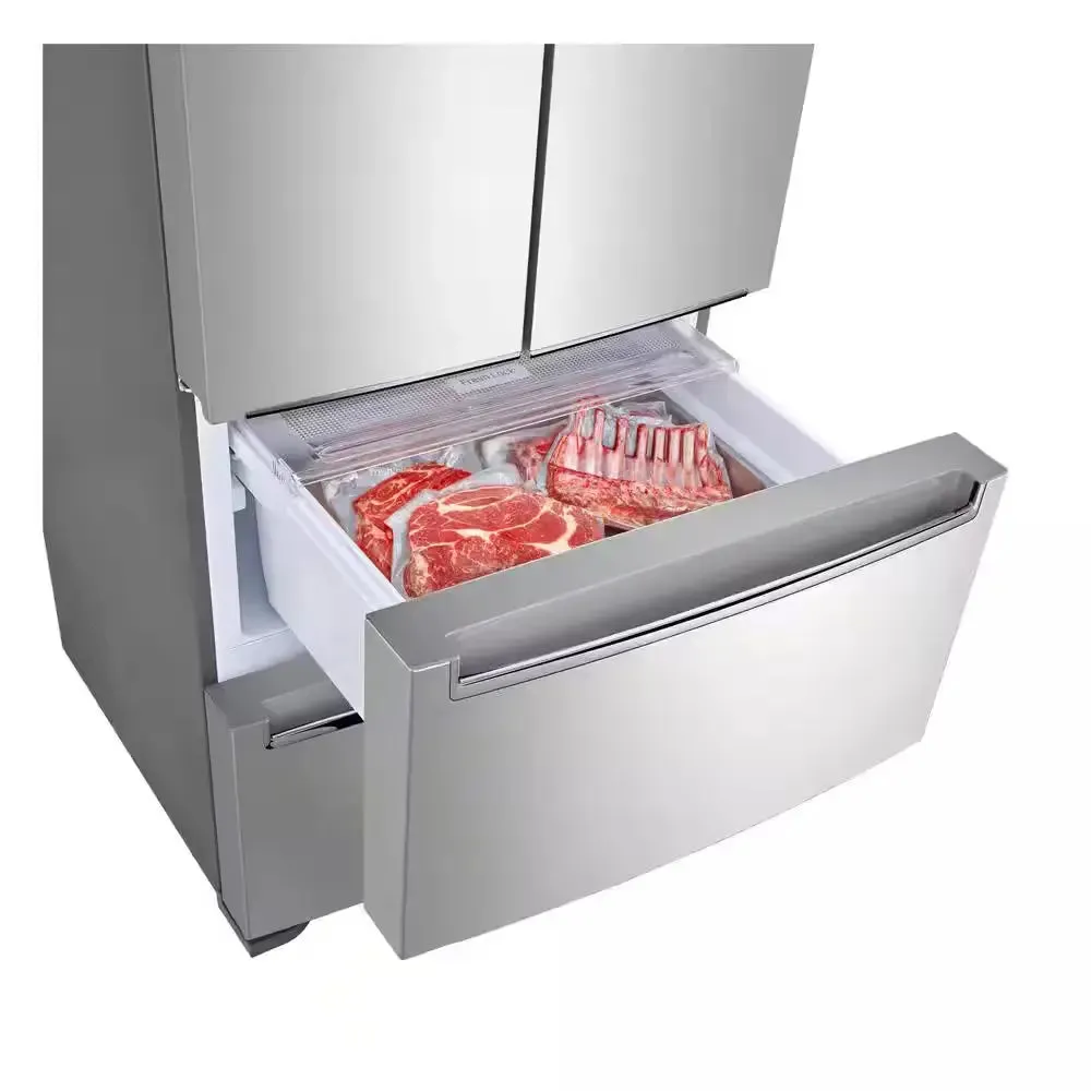 14 Cu. Ft. 4-Door Kimchi Specialty Refrigerator with Convertible Temperature Zones in Noble Steel, ENERGY STAR