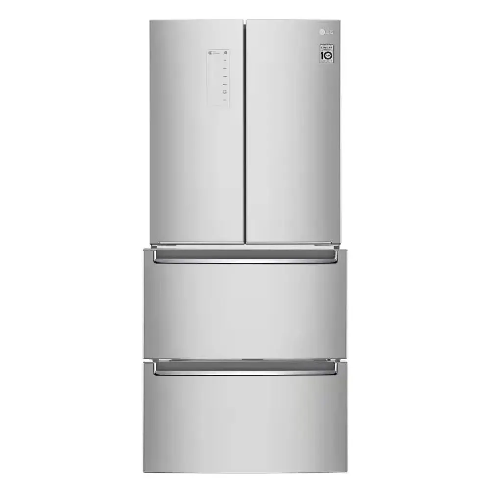 14 Cu. Ft. 4-Door Kimchi Specialty Refrigerator with Convertible Temperature Zones in Noble Steel, ENERGY STAR