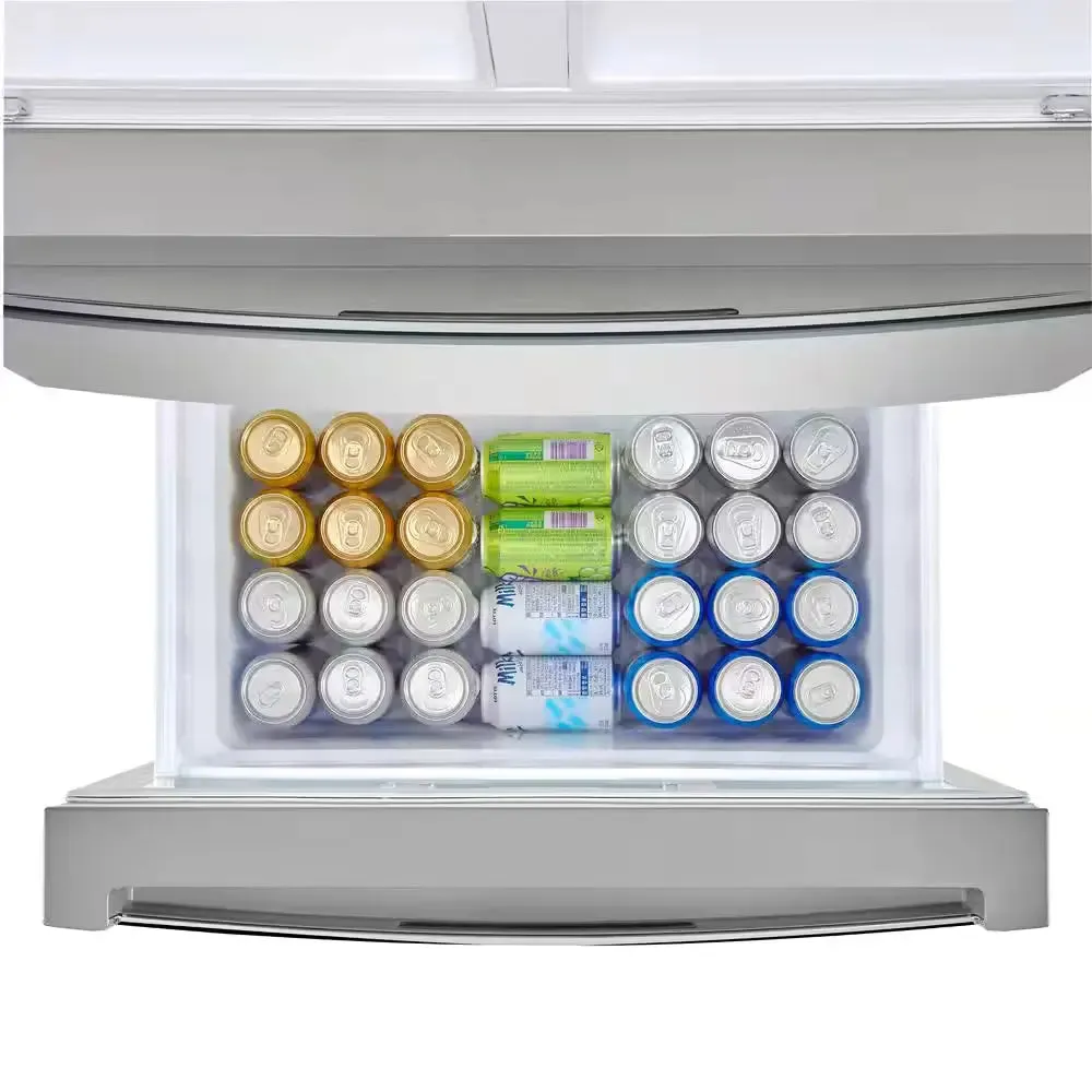 14 Cu. Ft. 4-Door Kimchi Specialty Refrigerator with Convertible Temperature Zones in Noble Steel, ENERGY STAR