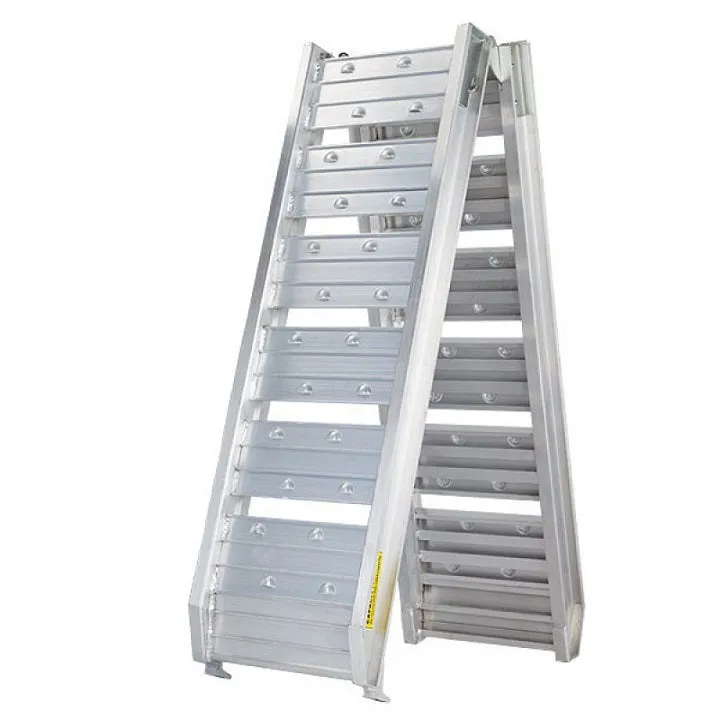 2 x Aluminum ATV Loading Folding Ramps loading capacity 400Kg Pair 1825 Long
