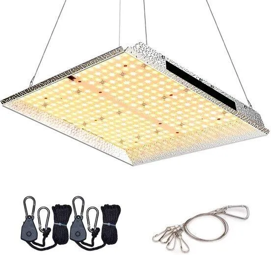 2000W Led Grow Light 3x3ft Sunlike Full Spectrum IR Grow Lamps for Indoor Plant Commercial LED Grow Hydroponic Growing Light with Updated 342 LEDs