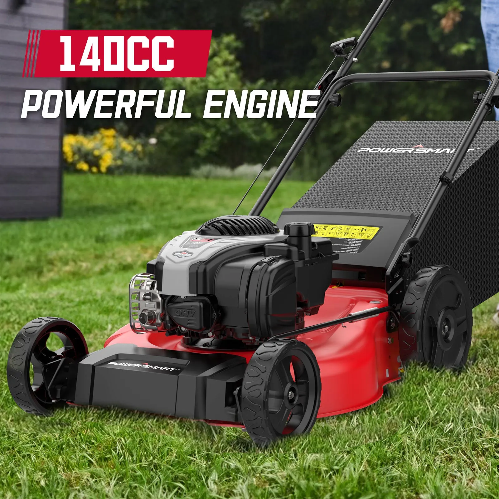 21" 140cc Gas Push Lawn Mower w/ B&S 550EX Engine B8721P