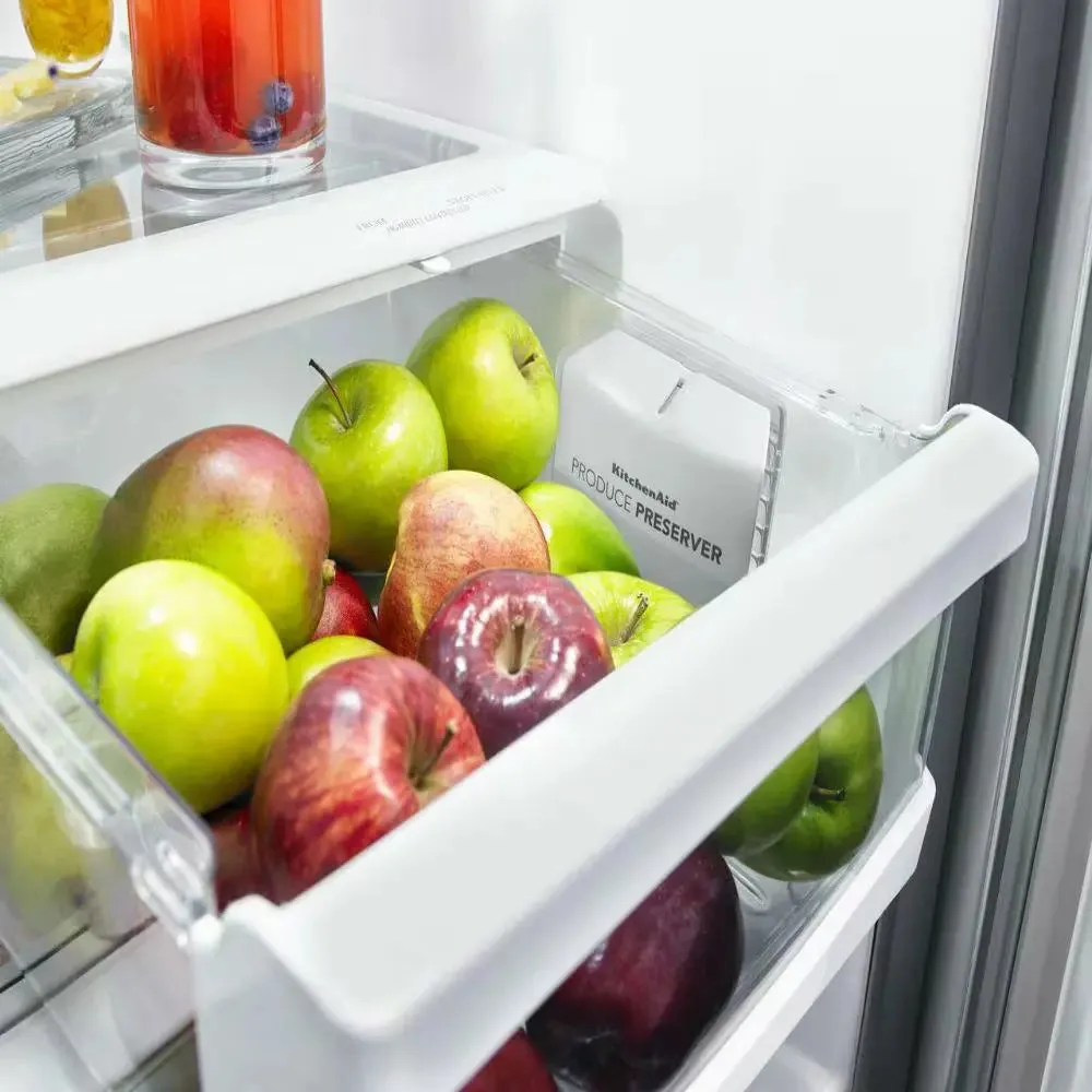 22.1 Cu. Ft. French Door Refrigerator in Stainless Steel with Interior Dispenser
