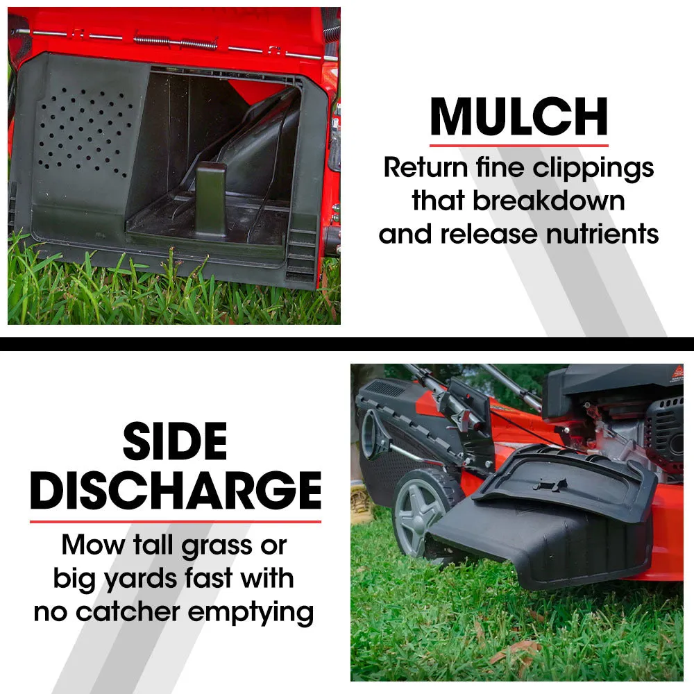 248cc 21" Self-Propelled 4-Stroke Lawn Mower, Electric Start - Baumr-AG