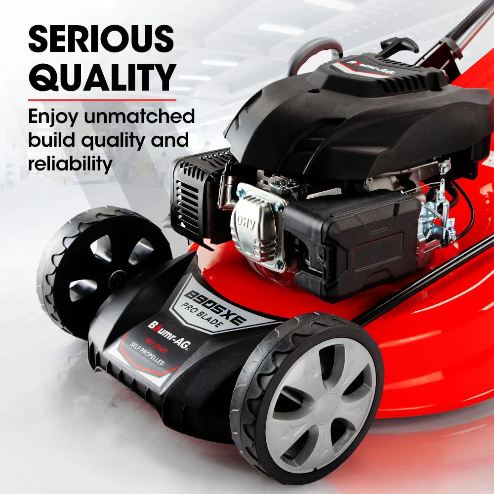 248cc 21" Self-Propelled 4-Stroke Lawn Mower, Electric Start - Baumr-AG