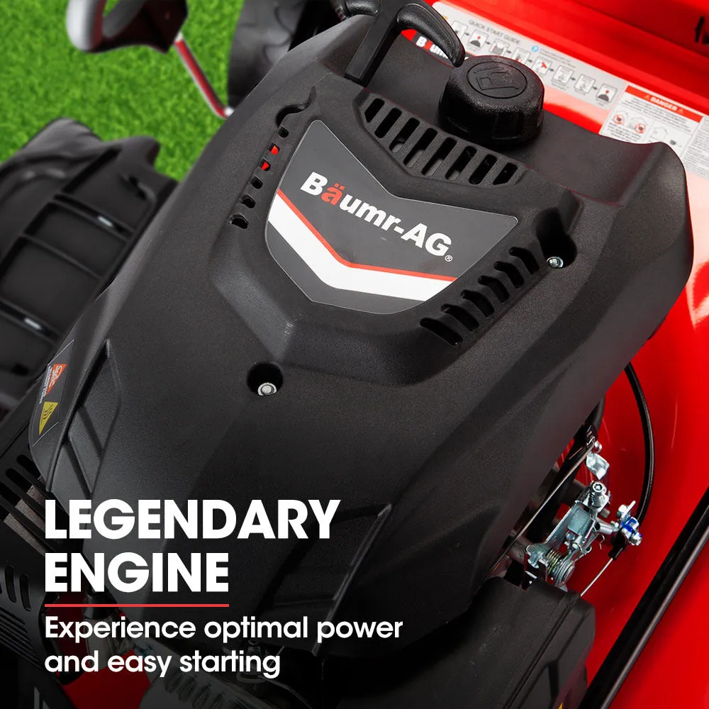 248cc 21" Self-Propelled 4-Stroke Lawn Mower, Electric Start - Baumr-AG