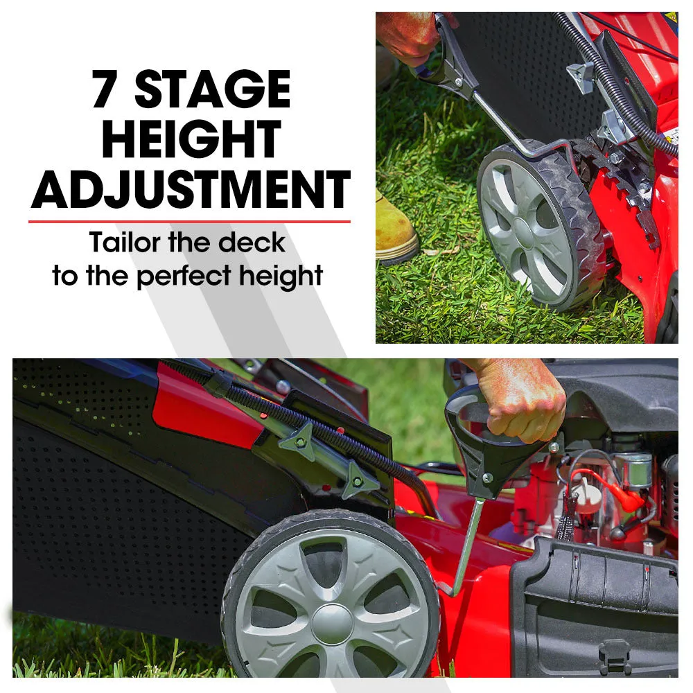 248cc 21" Self-Propelled 4-Stroke Lawn Mower, Electric Start - Baumr-AG