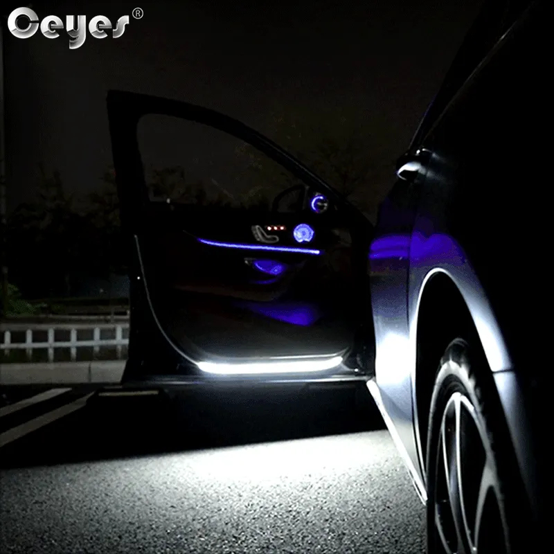 2PCS 2in1 Car Door Warning Light Anti Collision Flashing Safety