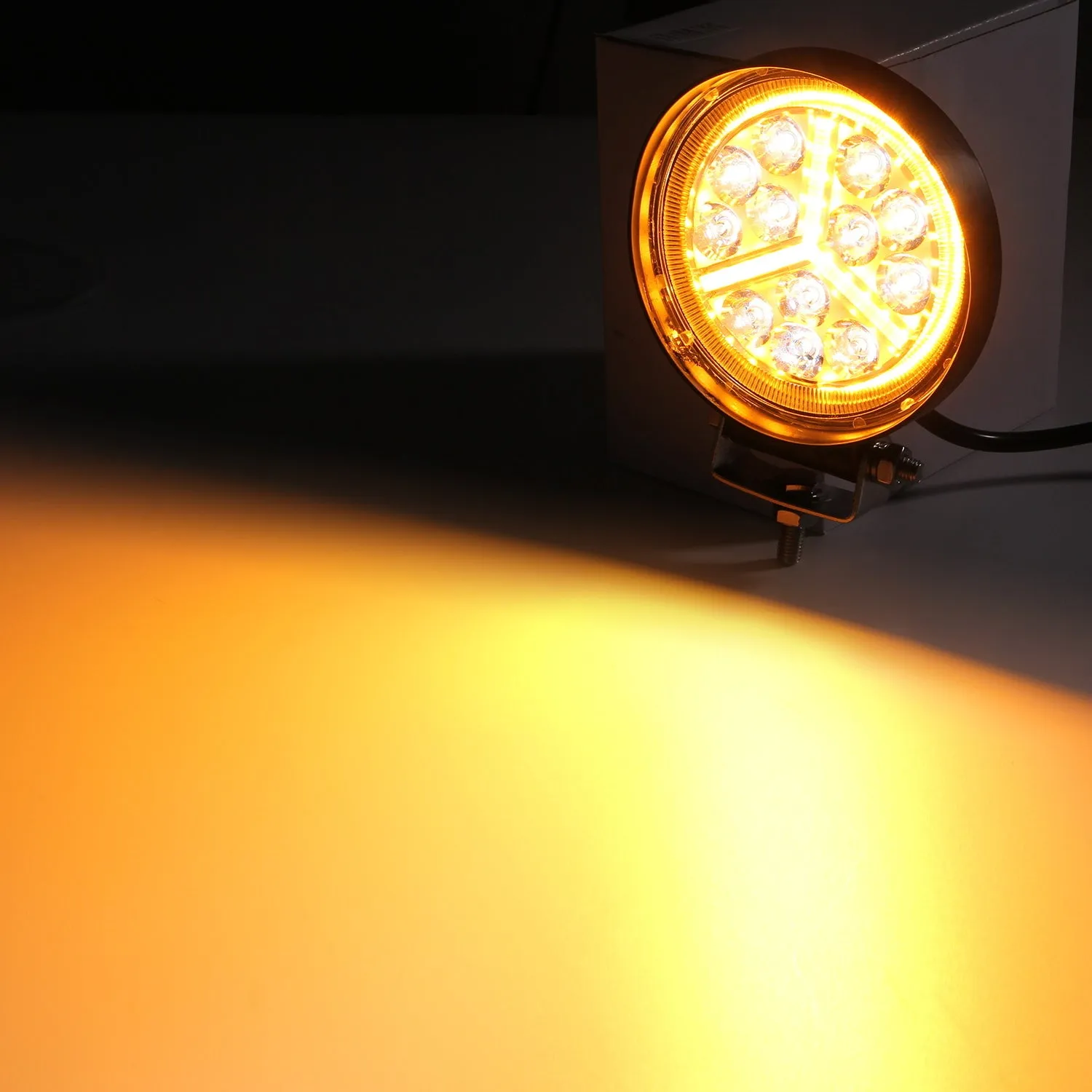 2pcs 4 Inch Round Led Work Lights 12V 24V for 4x4 Offroad Car