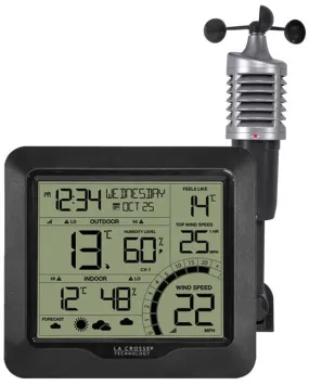 327-1417BW Professional B/W Wind Speed Weather Station