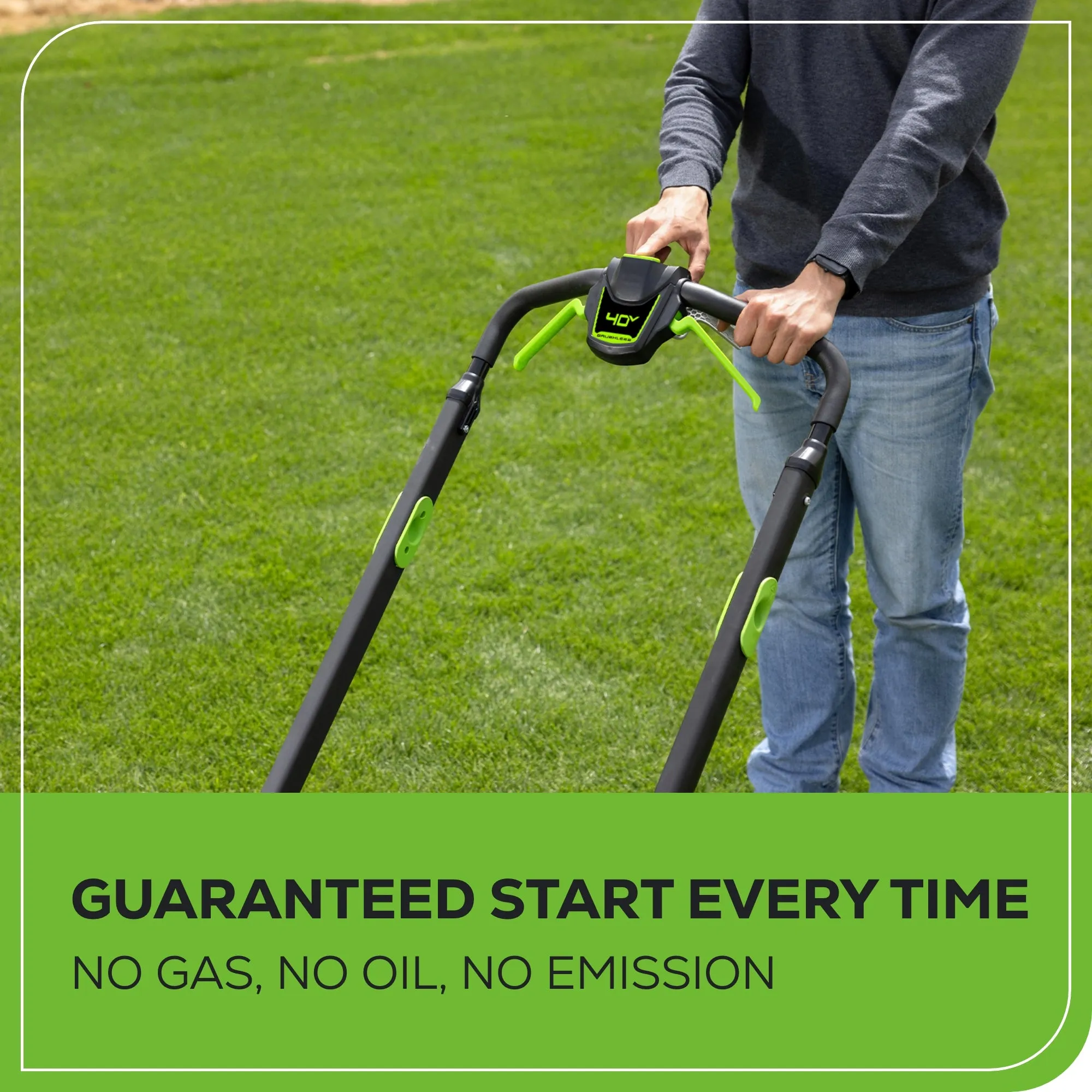 40V 21" Cordless Battery Self-Propelled Lawn Mower w/ 5.0Ah Battery & 2A Charger