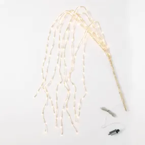 46" Cascading White Lighted LED Christmas Stem