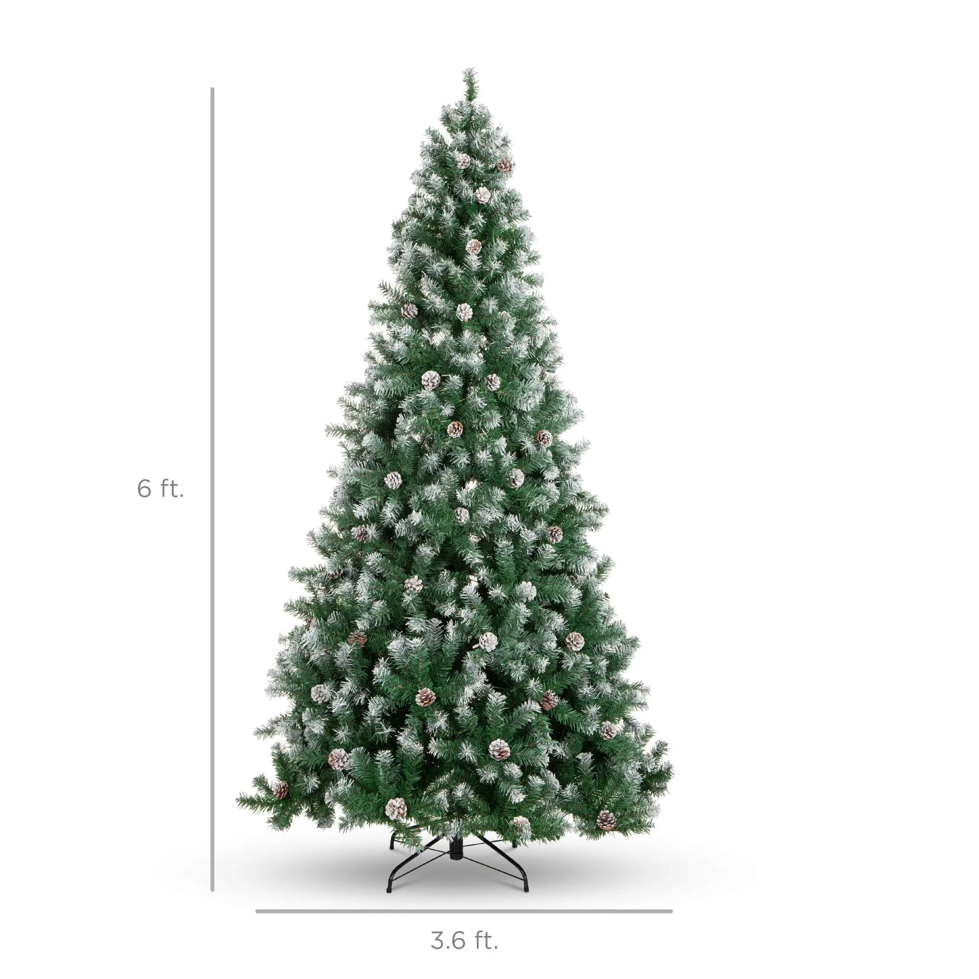 6 to 9ft Pre-Decorated Holiday Christmas Tree.