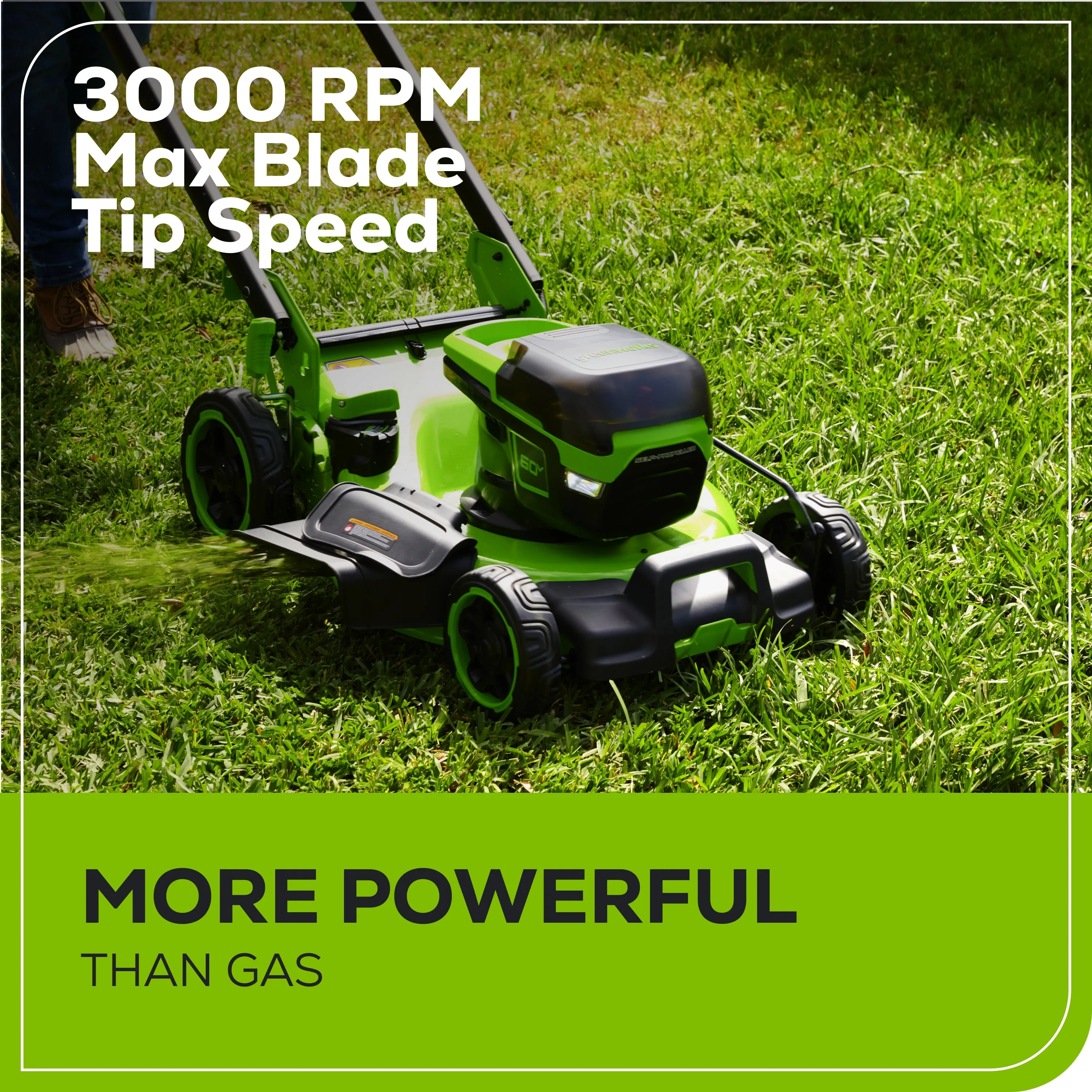 60V 22" Self-Propelled Lawn Mower 4-pc Combo Kit w/ (1)8.0Ah Battery and (1) 4.0Ah Battery & (2) Chargers