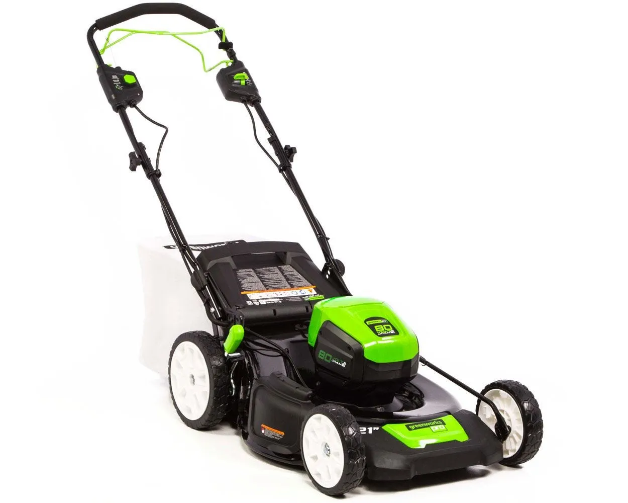 80V 21" Cordless Battery 3-in-1 Self-Propelled Lawn Mower w/ 4.0Ah Battery & Charger