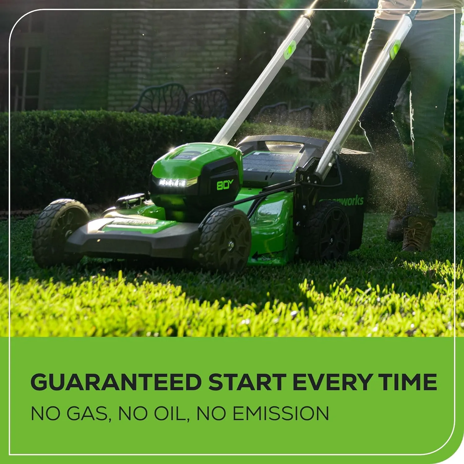 80V 21" Cordless Battery 4-in-1 Self-Propelled Lawn Mower & 700CFM Blower Combo Kit w/ 5.0Ah Battery & 6A Charger