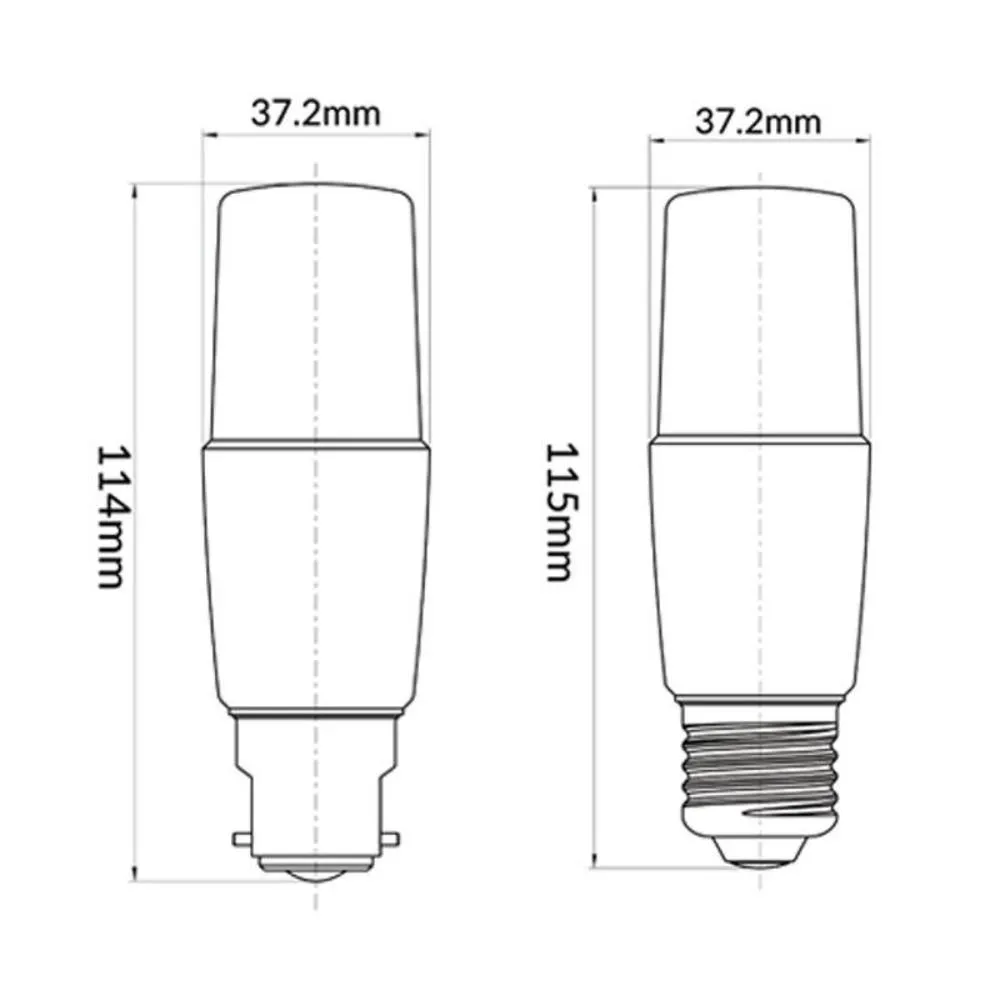 9w LED B22, E27 T40 Stick Globe Warm White 3k, Cool White 4k, Daylight 5k, 6k Dimmable