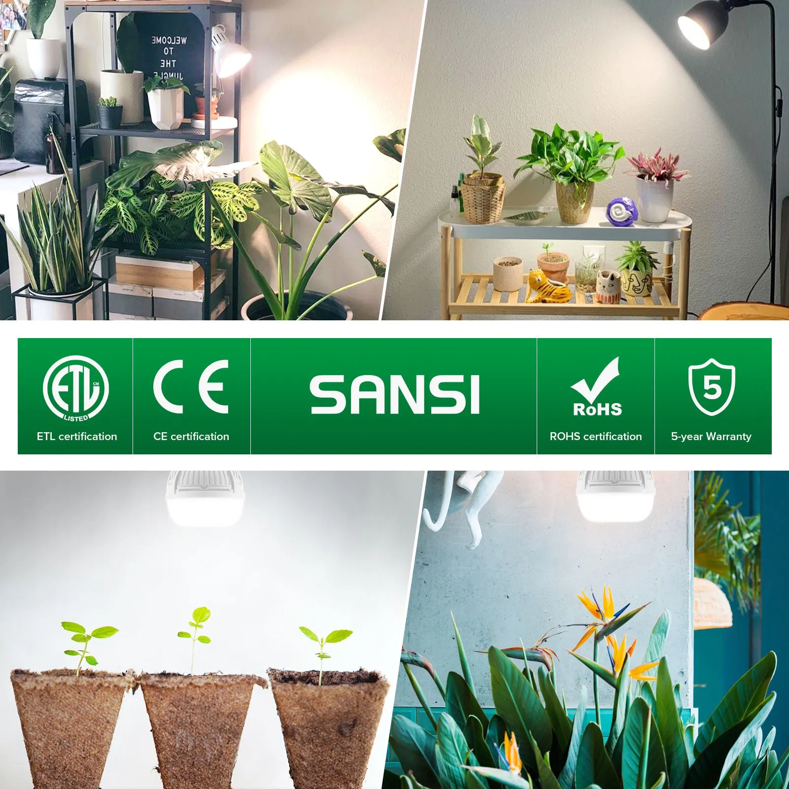 A21 15W LED Grow Light Bulb(EU/UK ONLY)