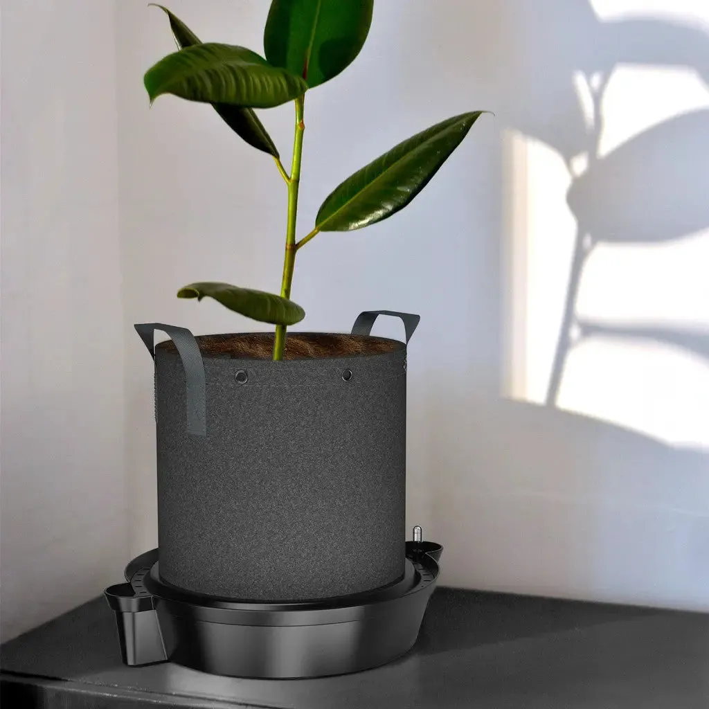 AC Infinity Self-Watering Fabric Pot Planter Base | Pack of 4