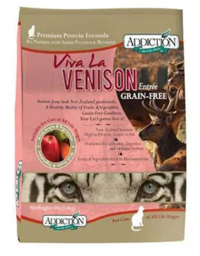 Addiction Viva La Venison Grain Free Dry Cat Food (2 sizes)