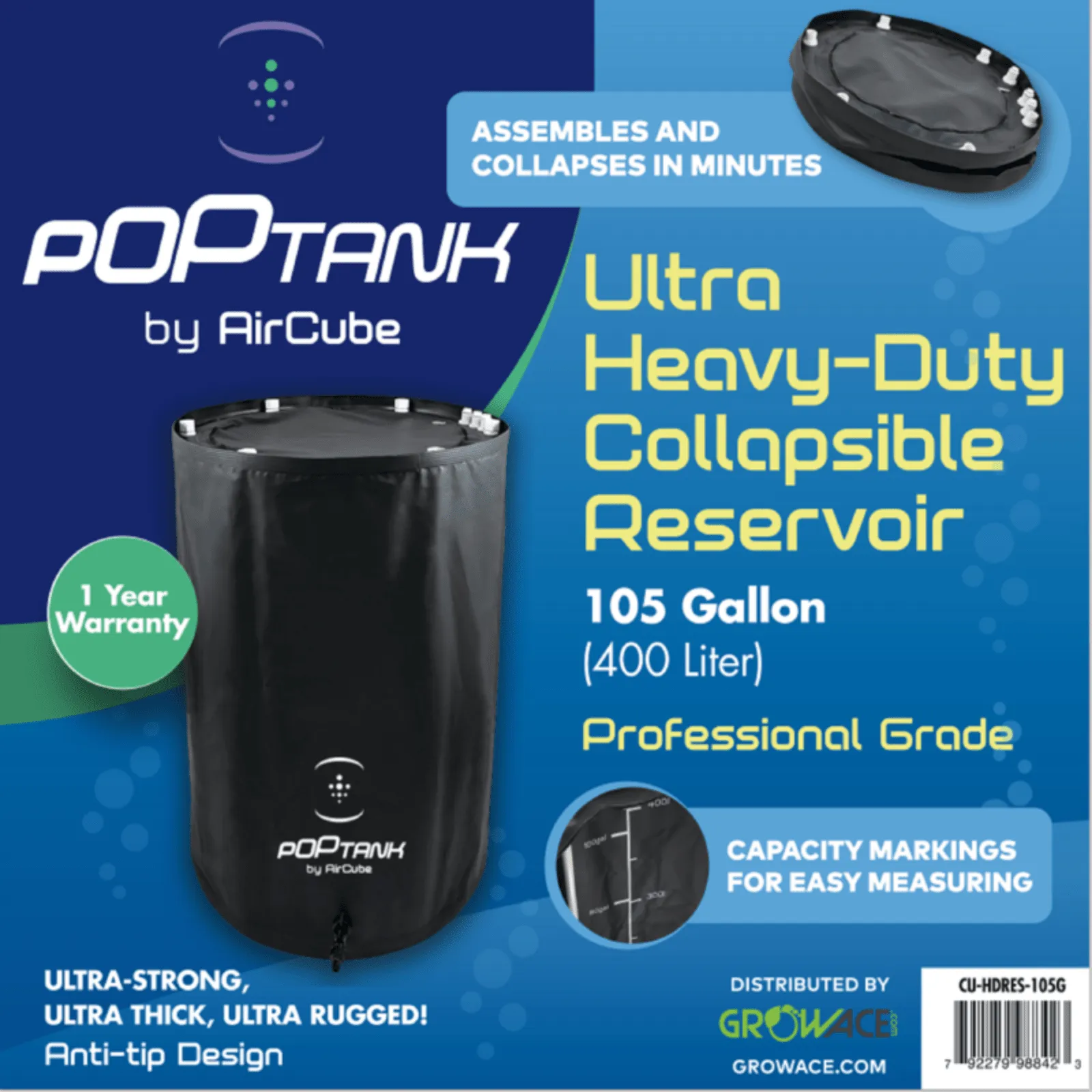AirCube Active Oxygen Ebb & Flow Grow System - 24 Site