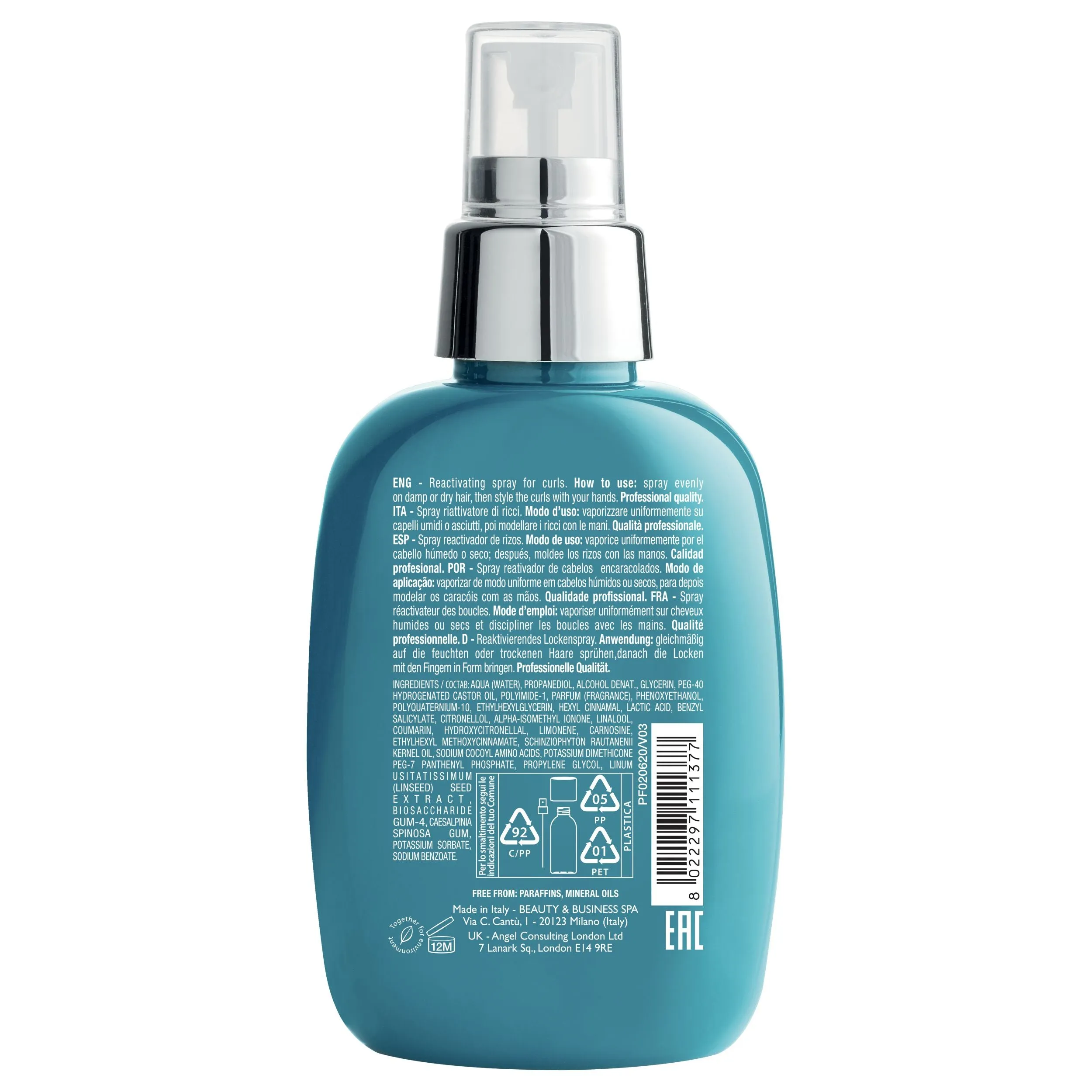 Alfaparf Milano Semi Di Lino Curls Reactivating Spray 125ml