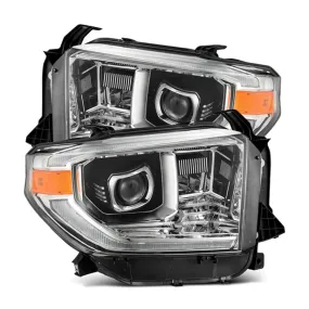 AlphaRex MK II PRO-Series Halogen Projector Headlights Chrome | 2021-2014 Toyota Tundra