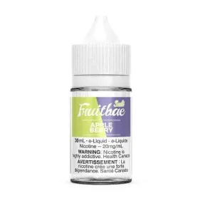 Apple Berry Salt Nic - Fruitbae Salts E-Juice - 30mL (Ontario)