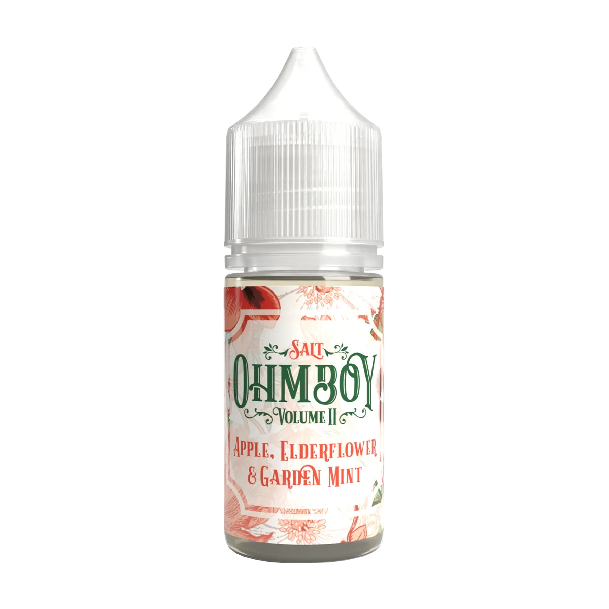 Apple Elderflower and Garden Mint Nic Salt E-Liquid by Ohm Boy Volume II