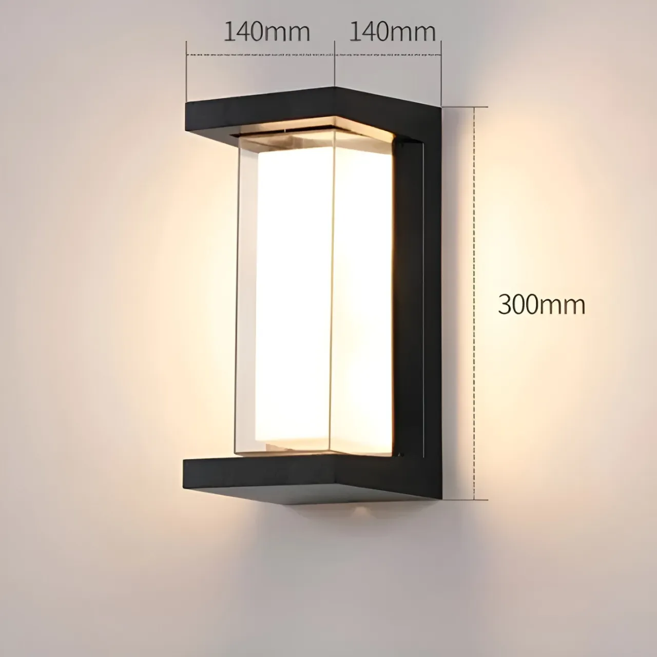 AquaSense Light - Wasserdichte LED-Bewegungsmelder-Außenwandleuchte