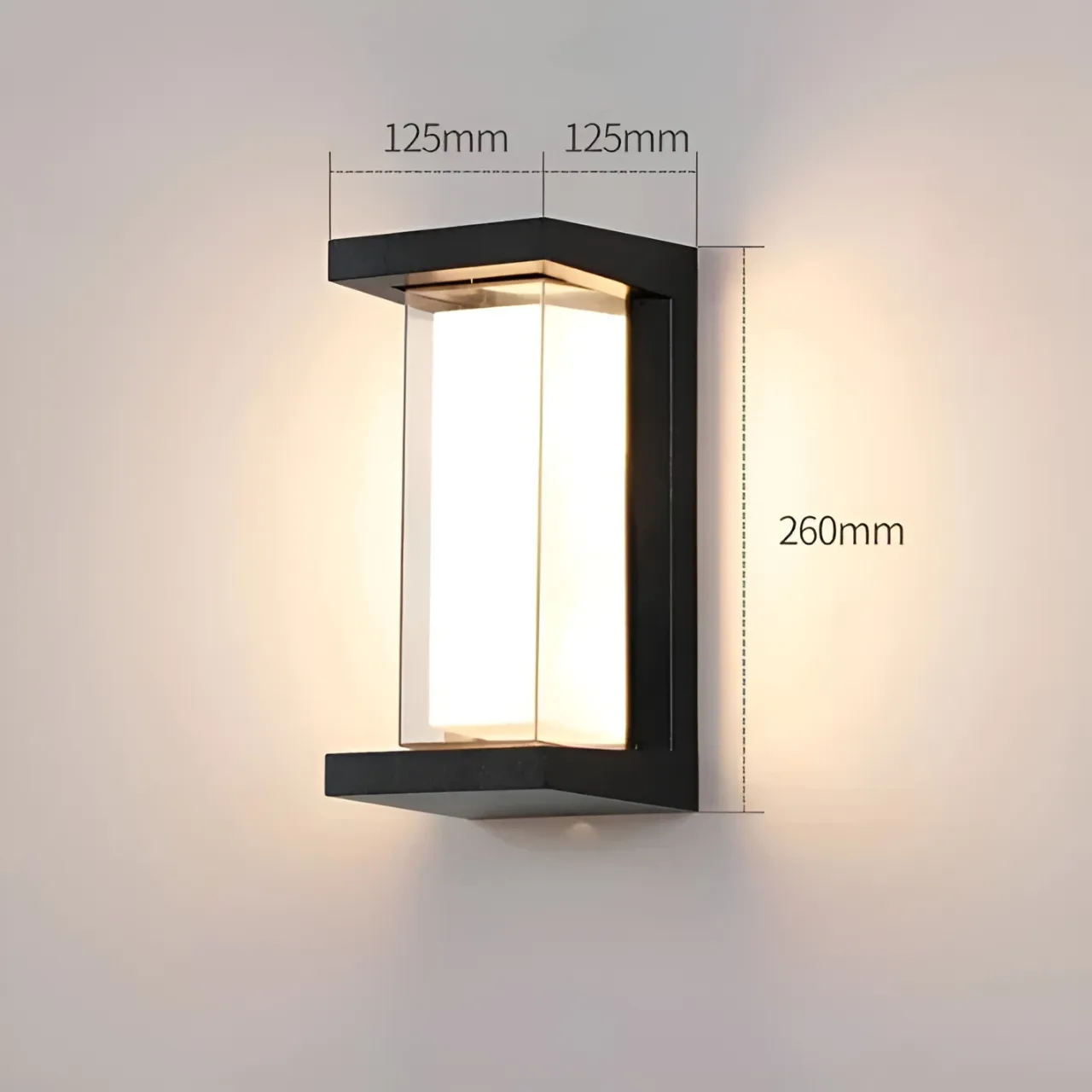 AquaSense Light - Wasserdichte LED-Bewegungsmelder-Außenwandleuchte
