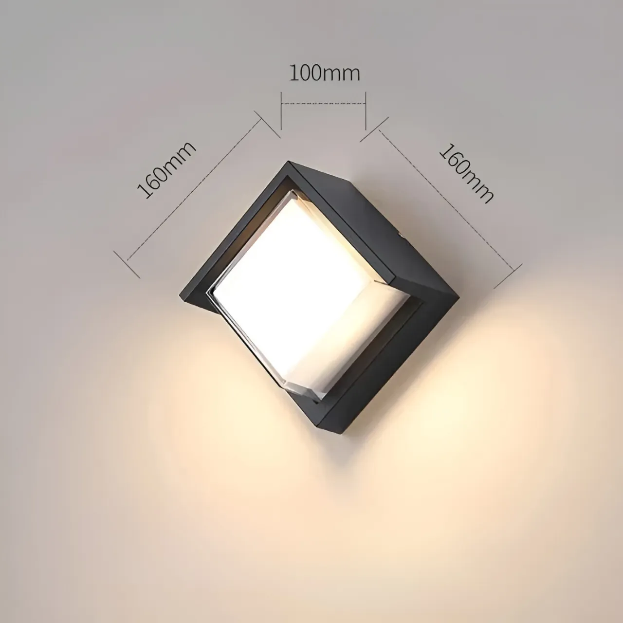 AquaSense Light - Wasserdichte LED-Bewegungsmelder-Außenwandleuchte