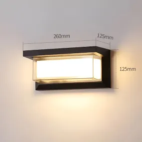 AquaSense Light - Wasserdichte LED-Bewegungsmelder-Außenwandleuchte