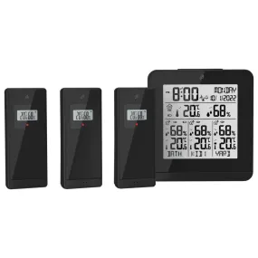AURIOL Radio-controlled weather station Set of 4