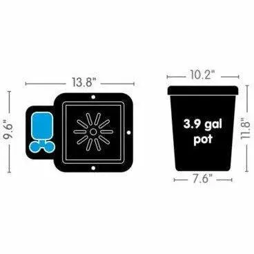 AutoPot 4-Pot Auto Watering Hydro System