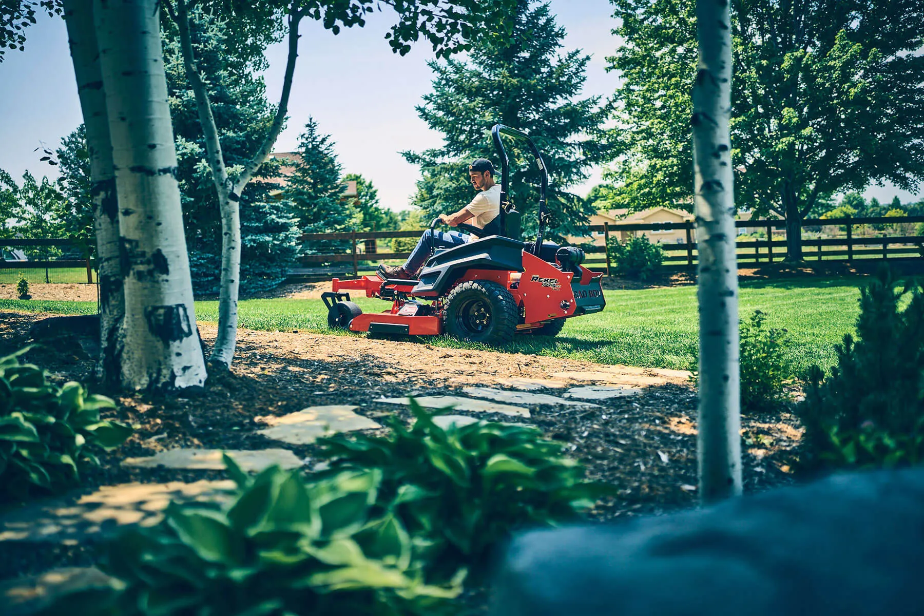 Bad Boy Rebel 61" Commercial Zero-Turn Mower w/ 27hp Kawasaki FX850