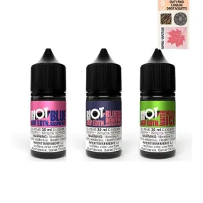Bar EDTN - All Flavours - Riot Bar Salts - 30mL