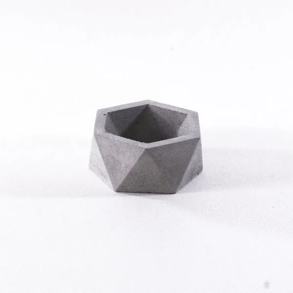 Big Hexagon Concrete Planter