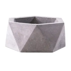 Big Hexagon Concrete Planter