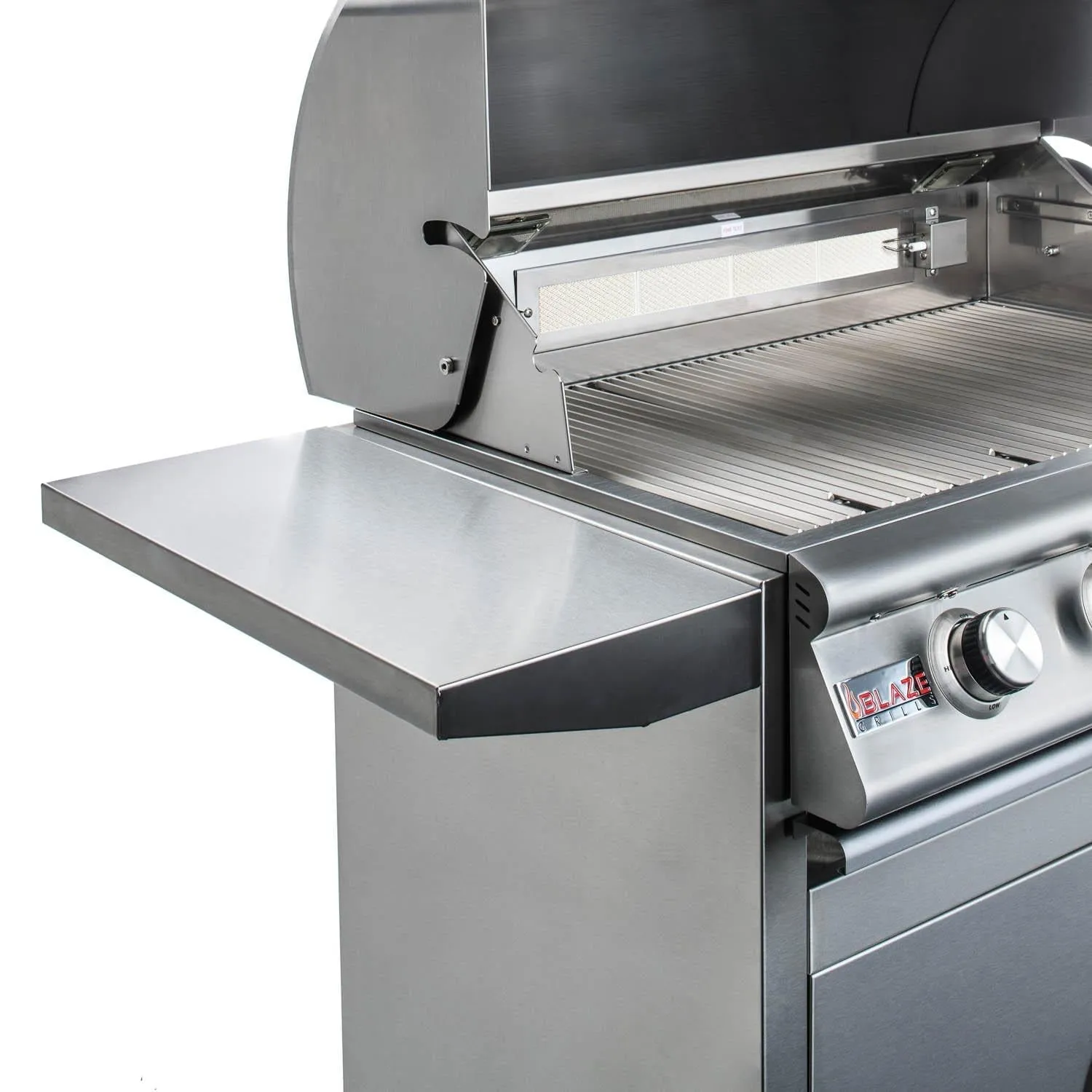 Blaze Premium LTE Marine Grade 32-Inch 4-Burner Freestanding Liquid Propane Grill With Rear Infrared Burner & Grill Lights