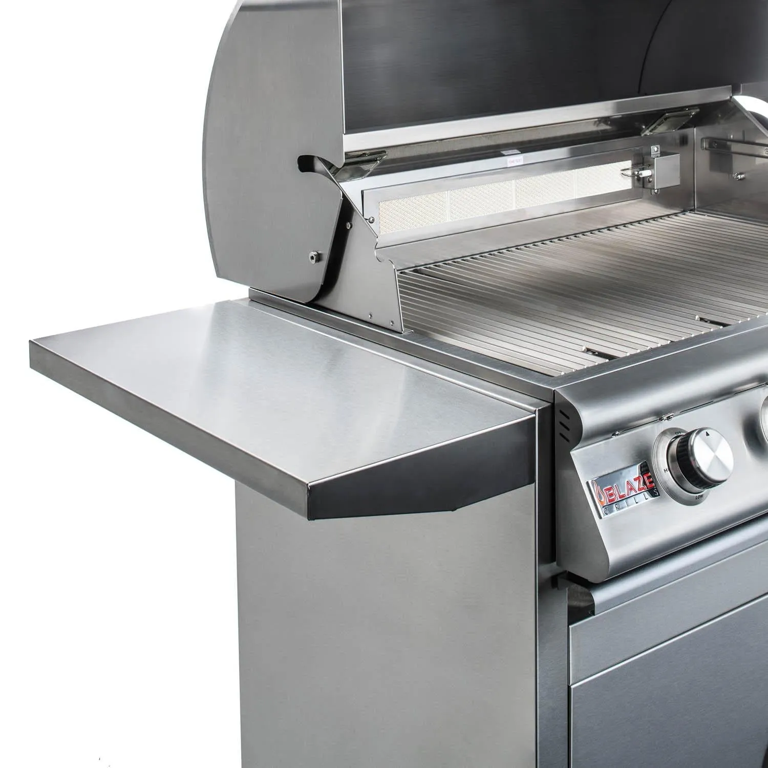 Blaze Premium LTE Marine Grade 32" 4-Burner Freestanding Liquid Propane Grill With Rear Infrared Burner & Grill Lights