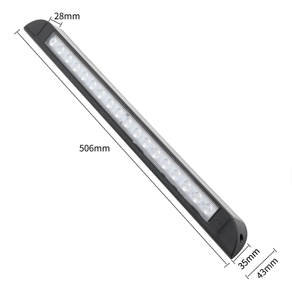 Car Interior Lighting Light  Bar 18 Led Lamp Beads 5000-6000k