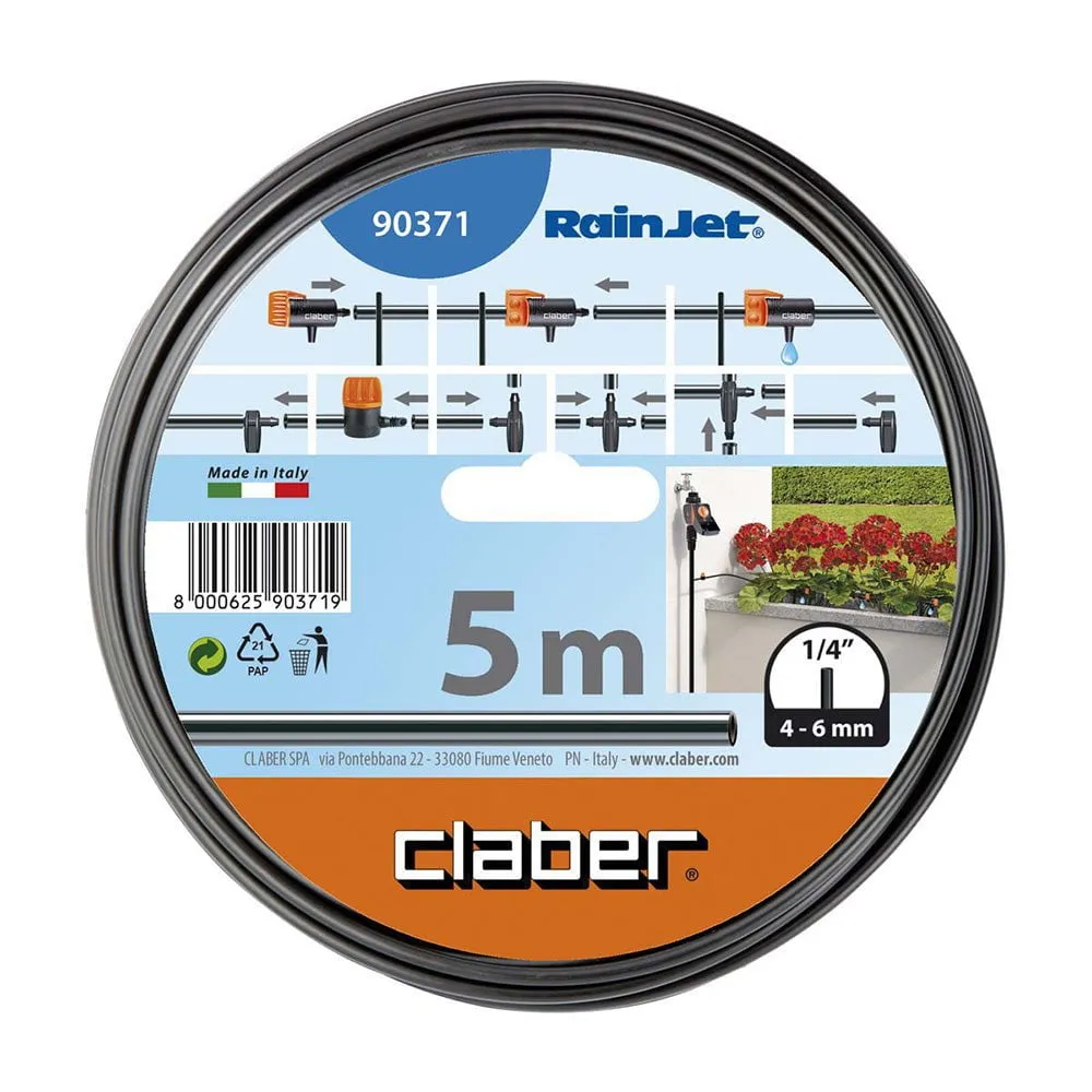 Claber 5 Metre Micro Feeder Tube 4mm - 90371