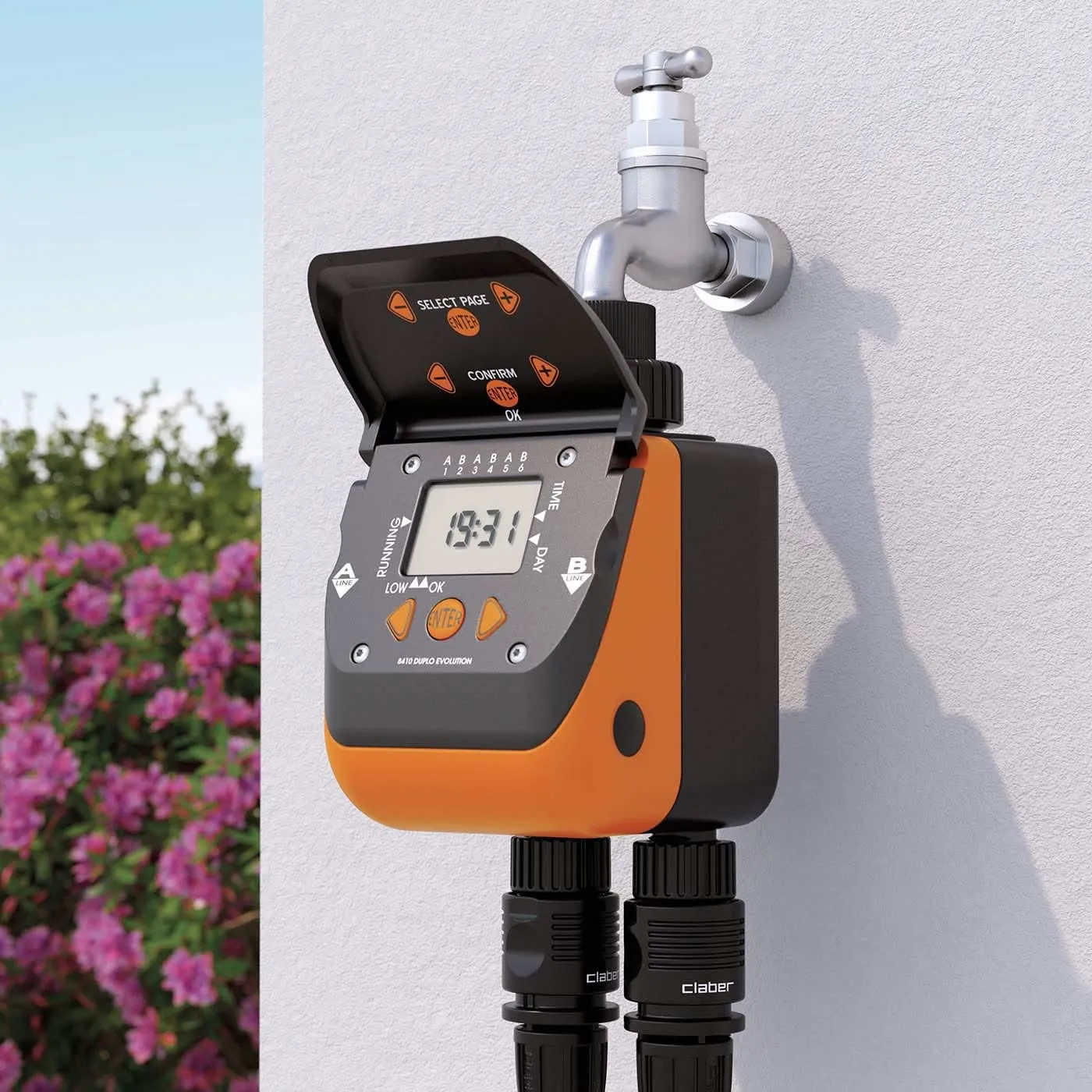 Claber Aquadue Duplo Water Timer - 8410