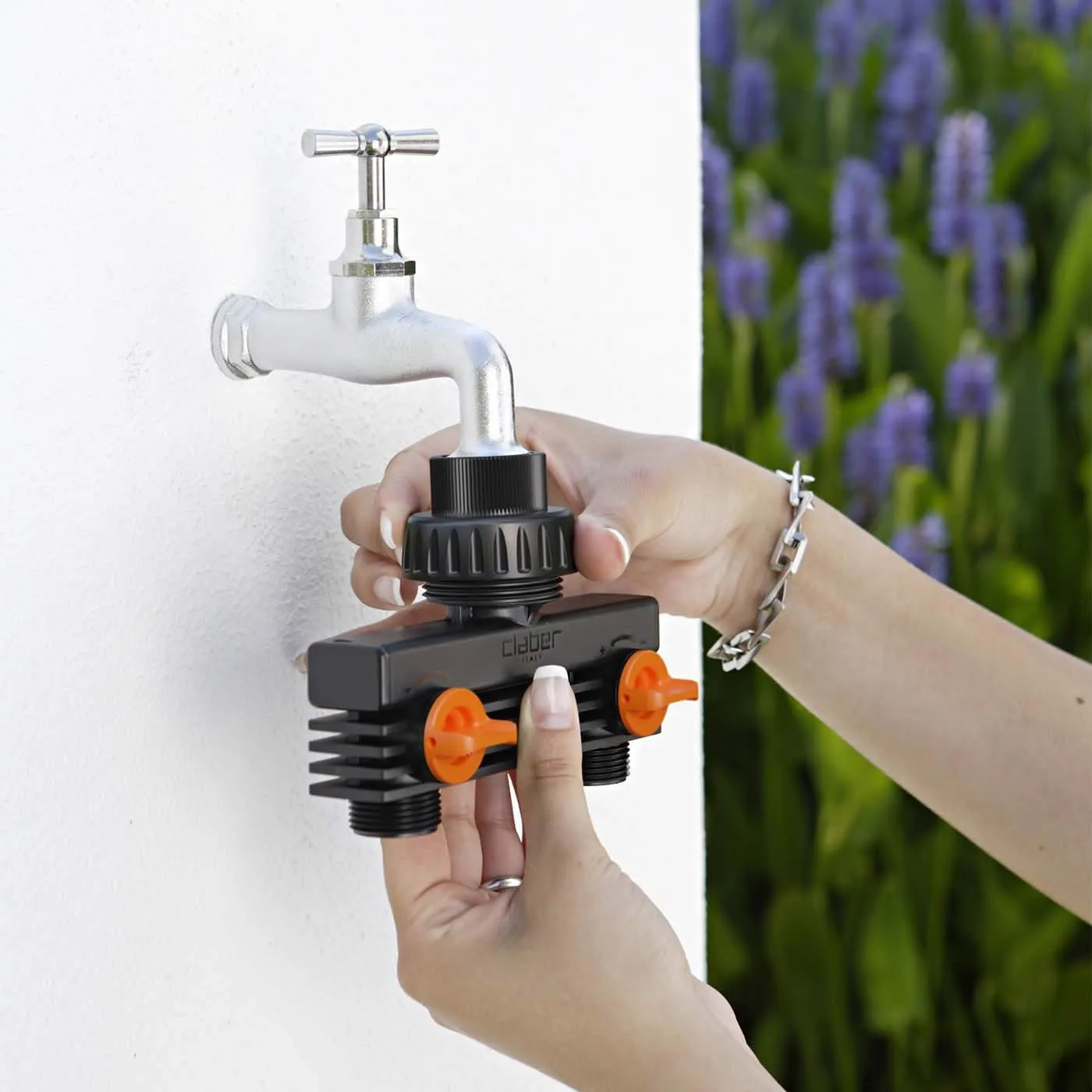 Claber Two Way Tap Adaptor - 8590