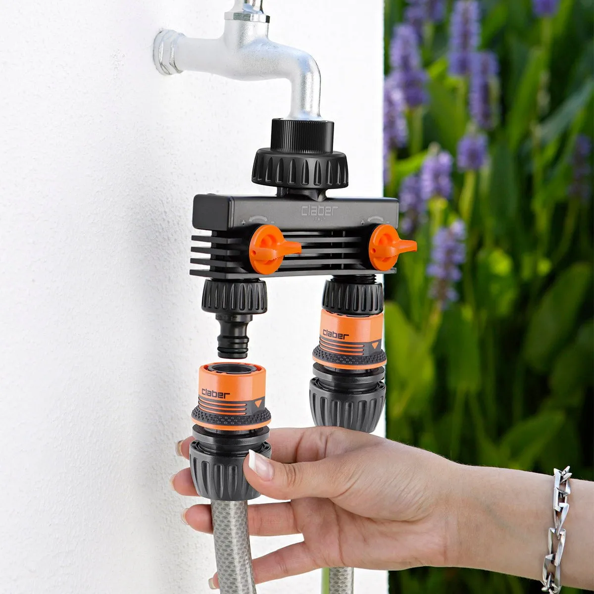Claber Two Way Tap Adaptor - 8590